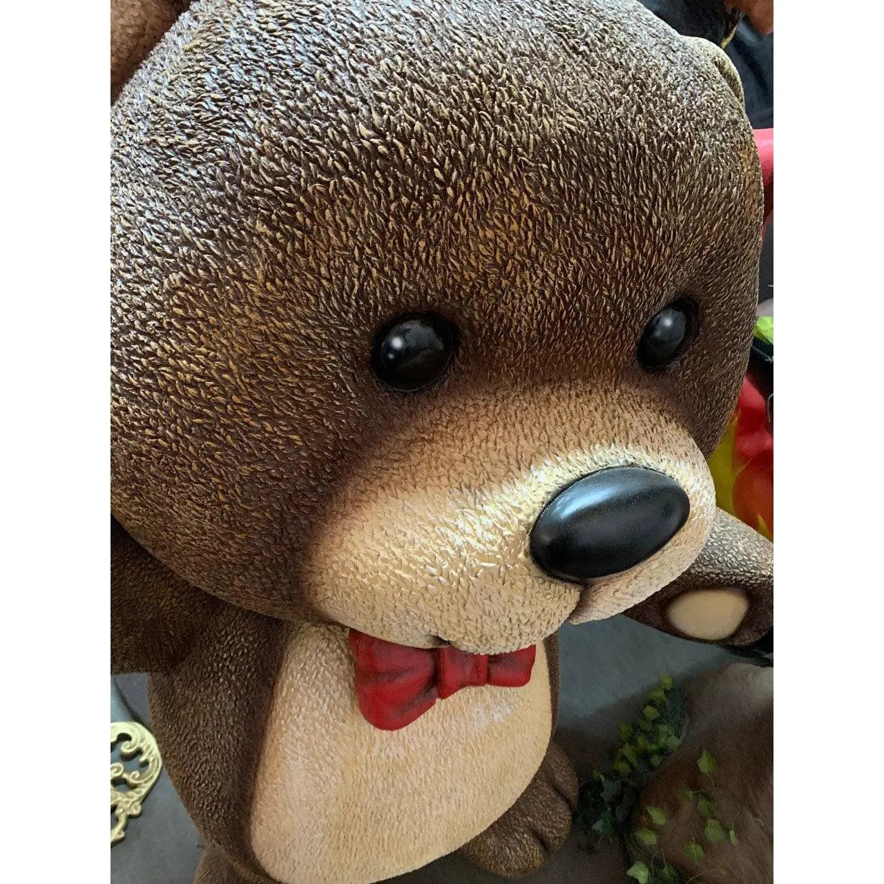 Teddy Bear Waving Over Sized Statue M0192N-0011-T