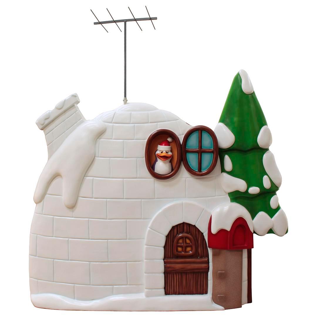 Igloo House Backdrop Statue - LM Treasures Prop Rentals