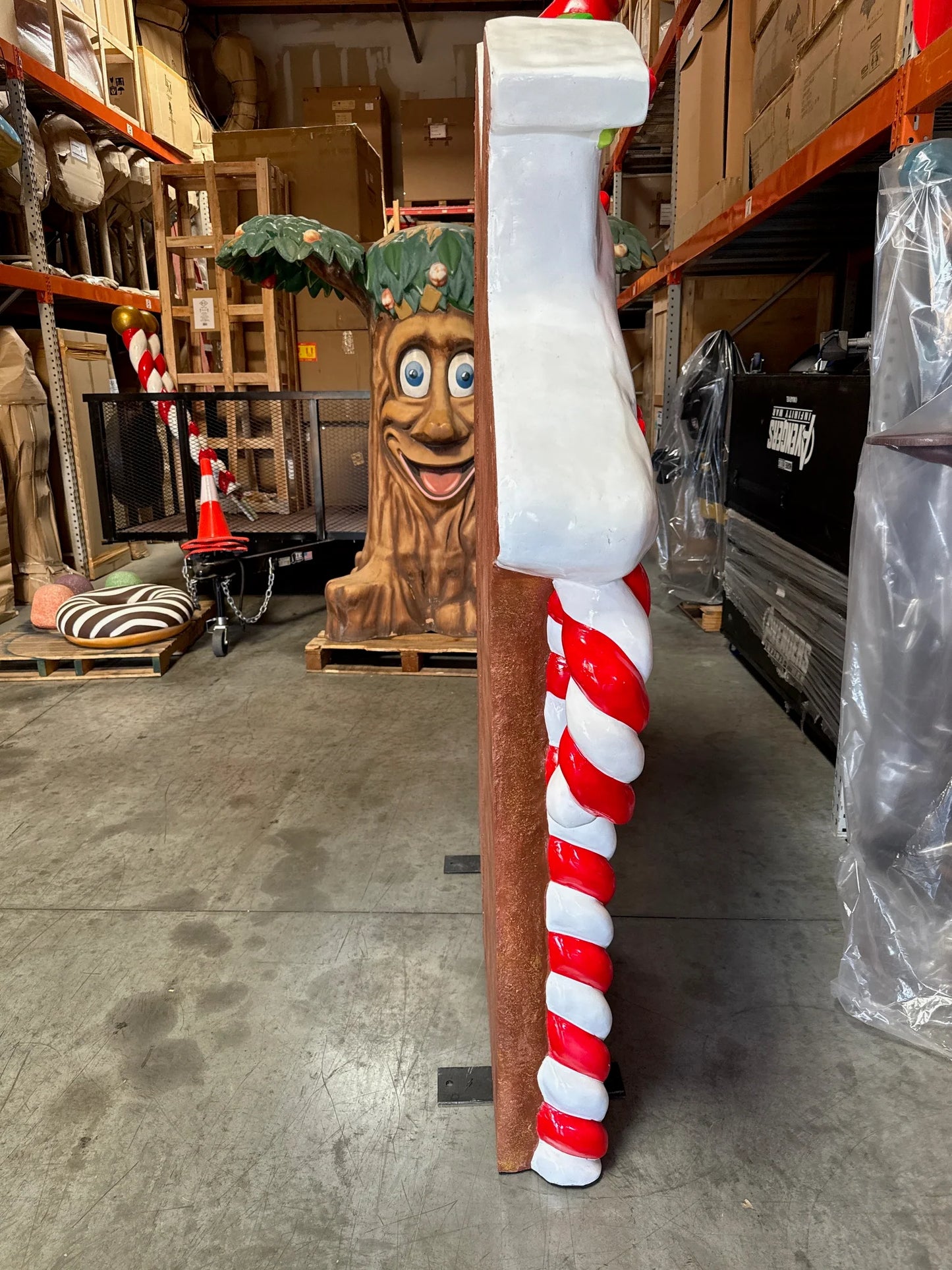 Gingerbread House Backdrop Statue