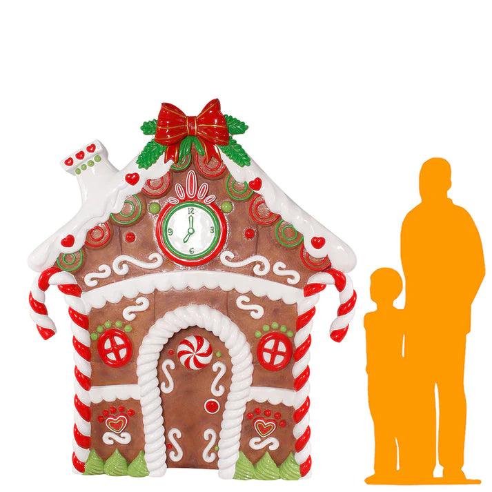 Gingerbread House Backdrop Statue