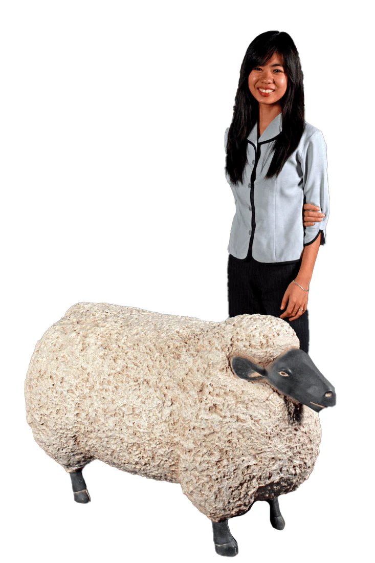 Jumbo Ryeland Ewe Statue