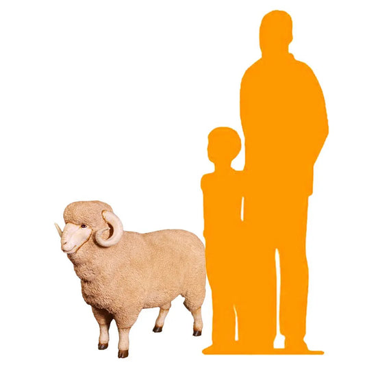 Merino Ram Statue A0400-020503-H