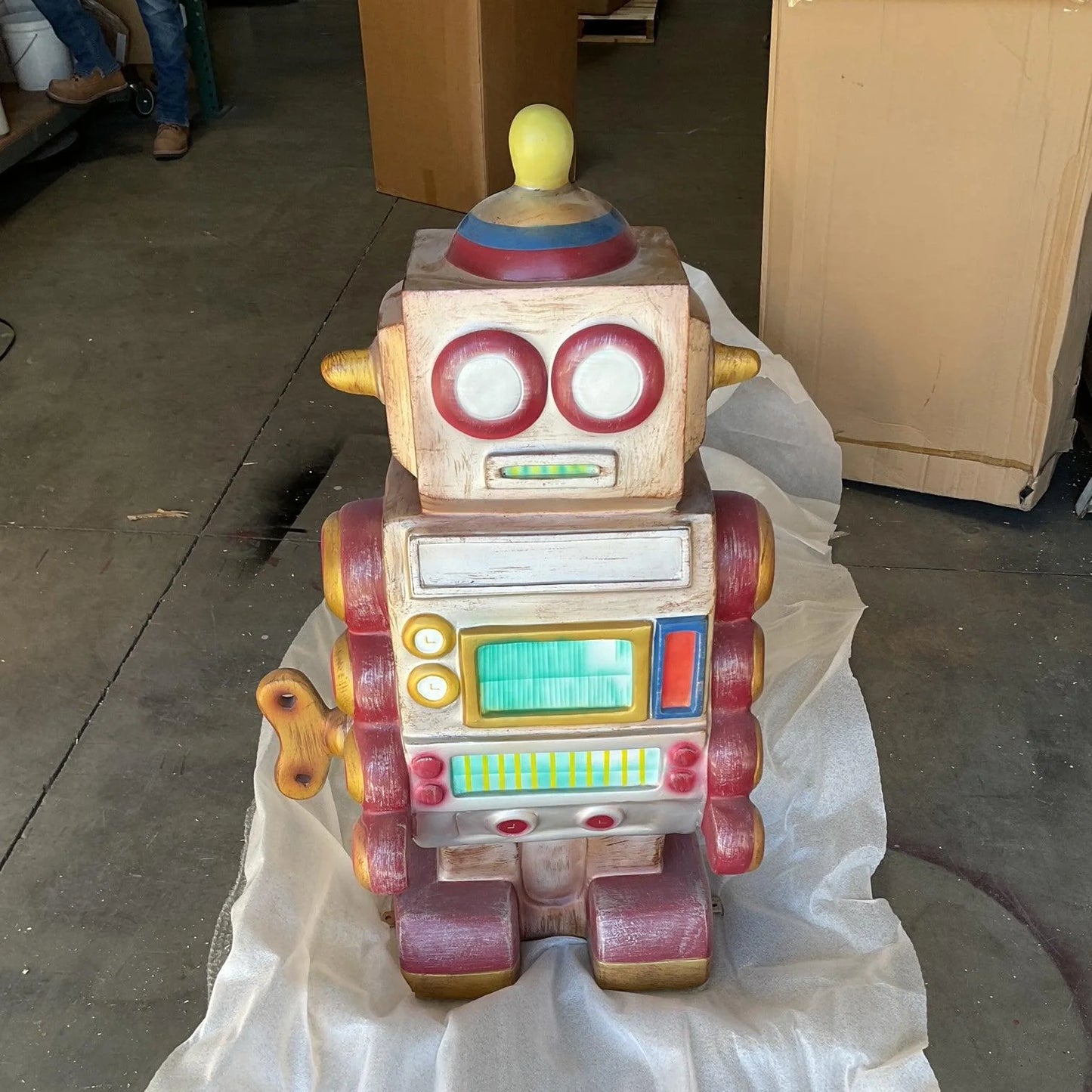 Toy Robot Over Sized Statue