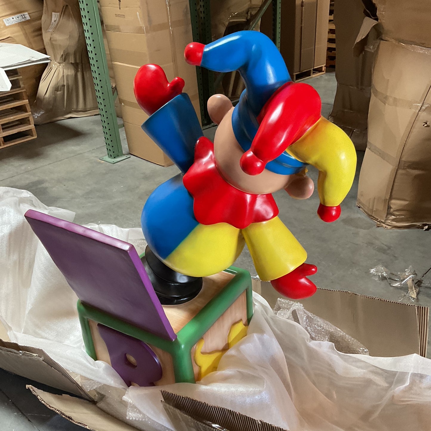 Toy Jack in the Box Over Sized Statue