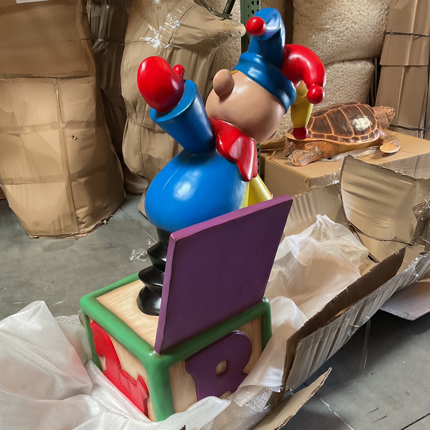 Toy Jack in the Box Over Sized Statue