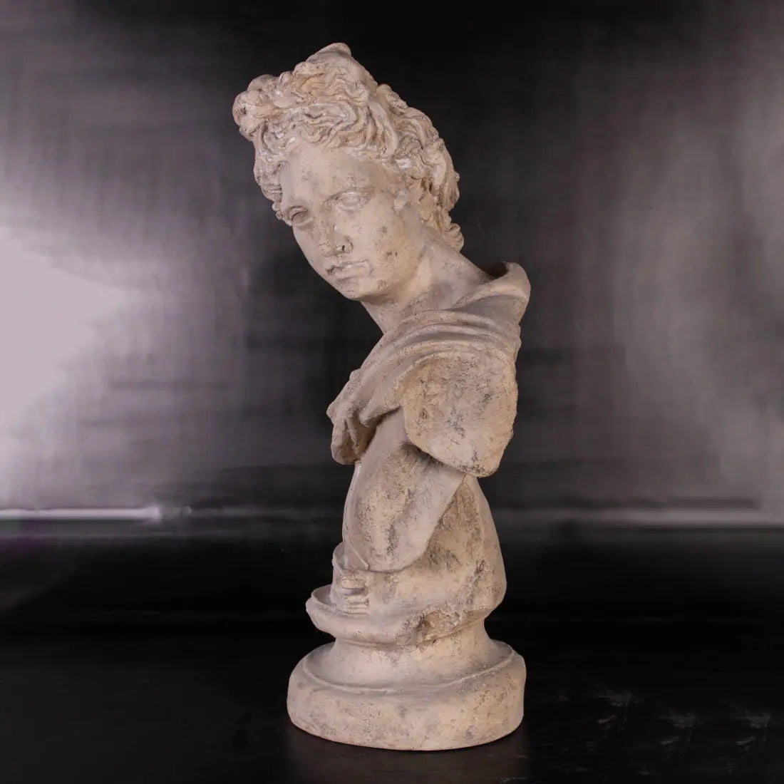 Julius Caesar Stone Bust Statue M0245-030309-H