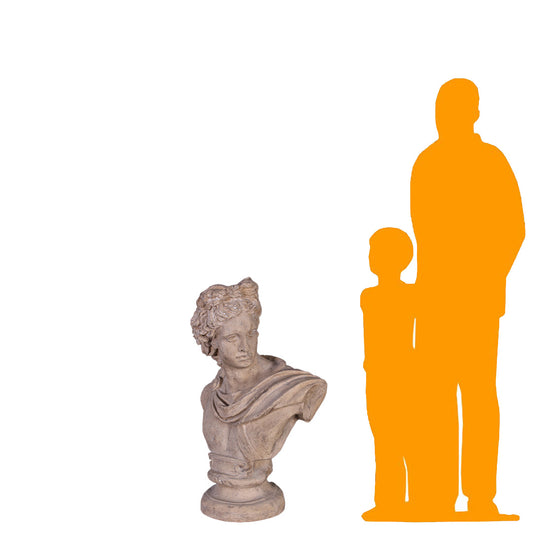 Julius Caesar Stone Bust Statue