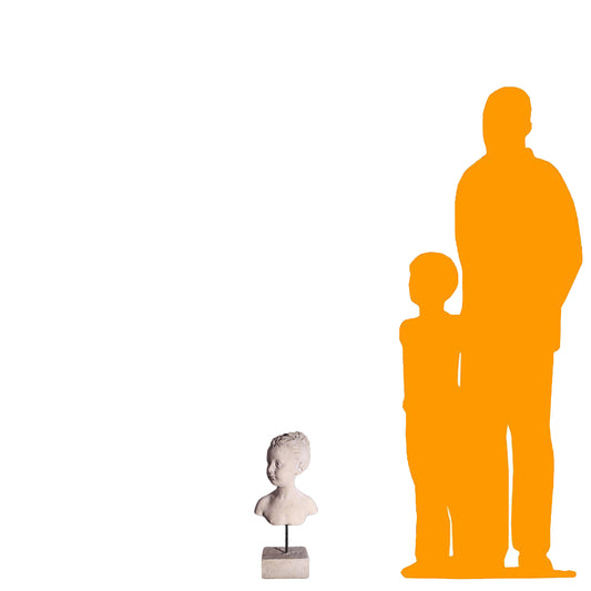 Diane Lady Stone Bust Statue