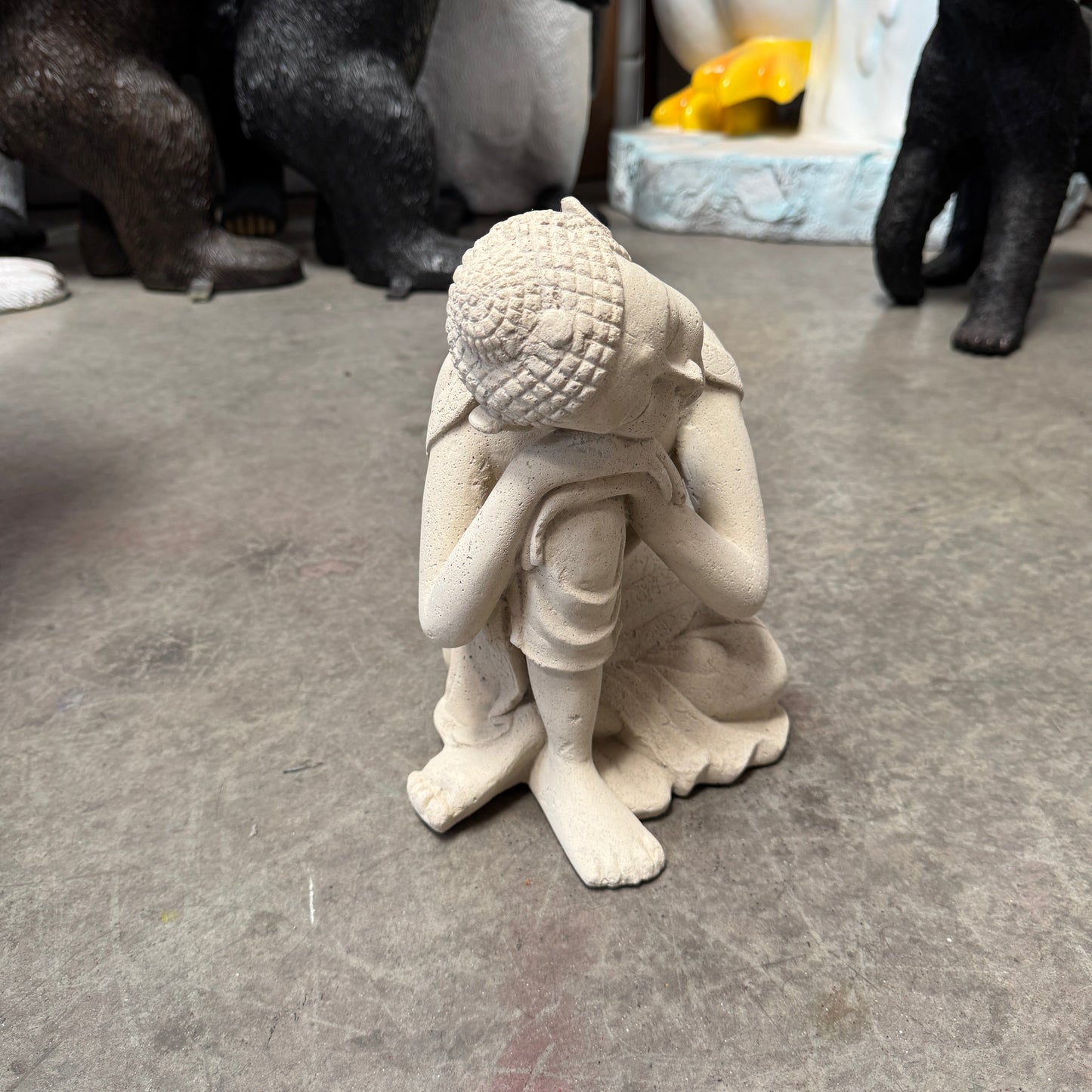 Sleeping Buddha Stone Statue M0247-030319-H