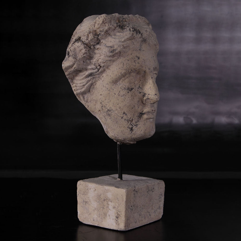 Vesuvius Maiden Stone Head Bust Statue