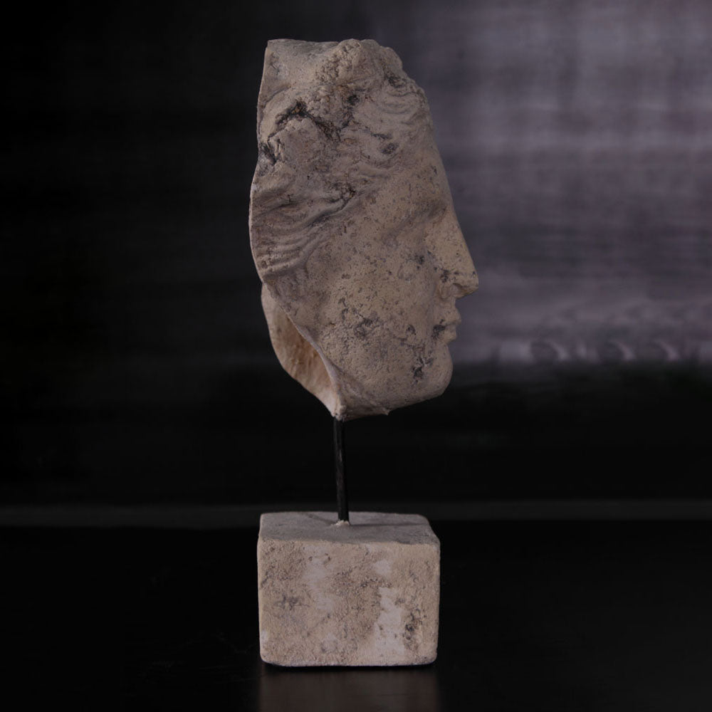 Vesuvius Maiden Stone Head Bust Statue
