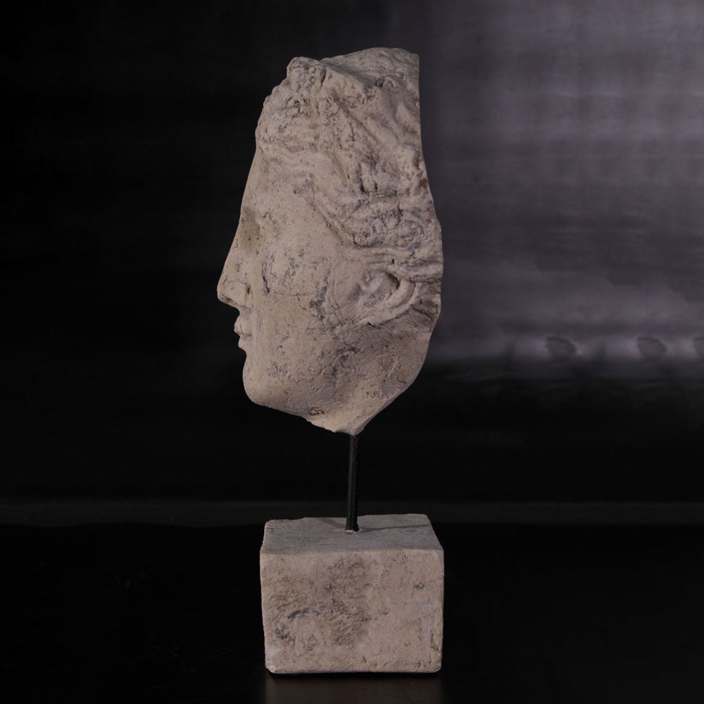 Vesuvius Maiden Stone Head Bust Statue