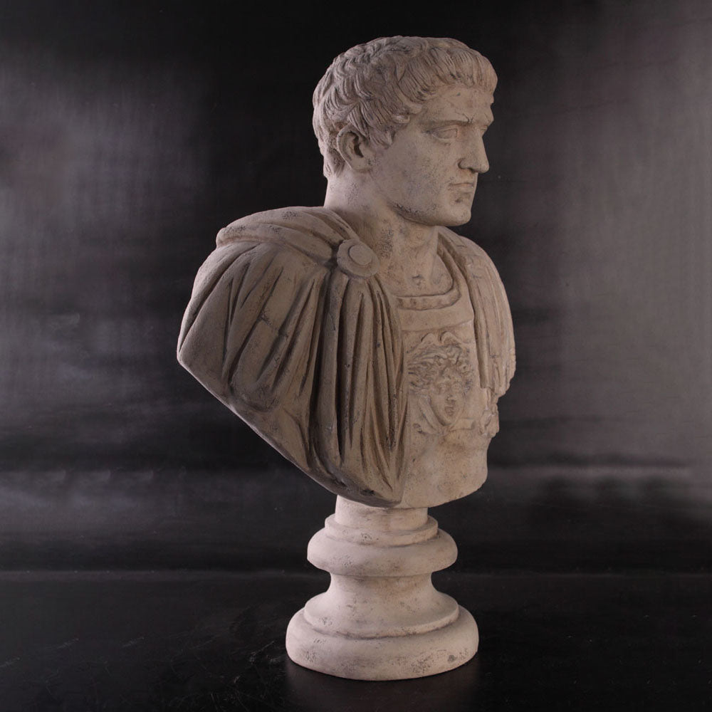 Gladiator Stone Bust Statue