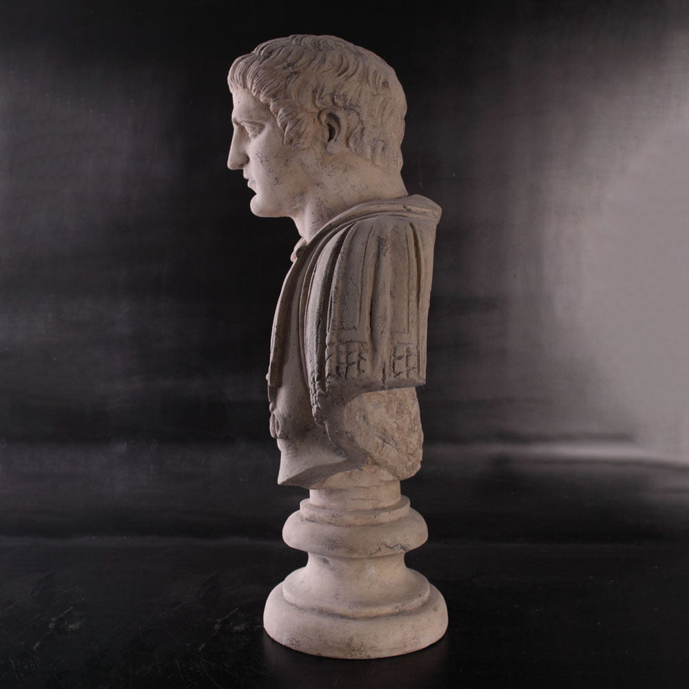 Gladiator Stone Bust Statue