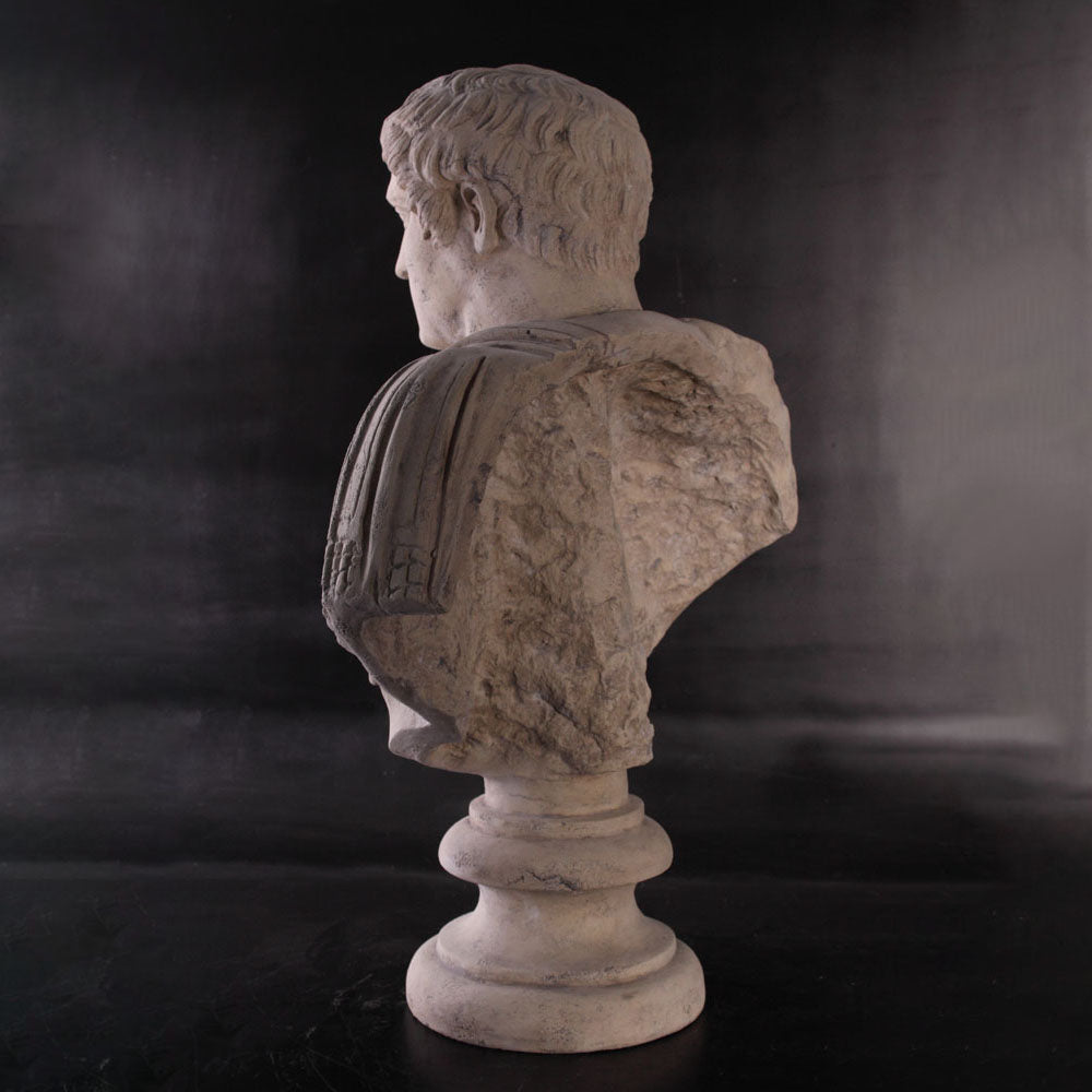 Gladiator Stone Bust Statue