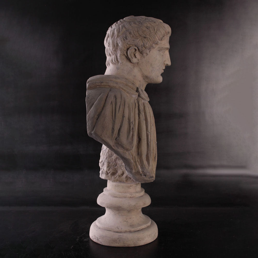 Gladiator Stone Bust Statue