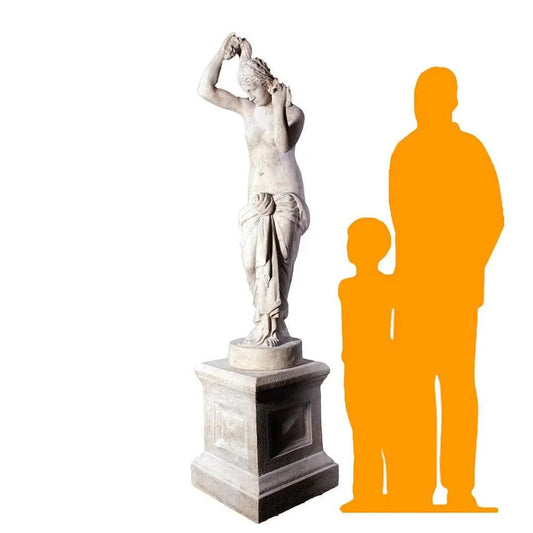 Stone Elizabeth on Base Statue LS141-030701-H