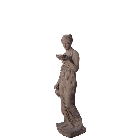 Stone Hebe Life Size Statue - LM Treasures Prop Rentals