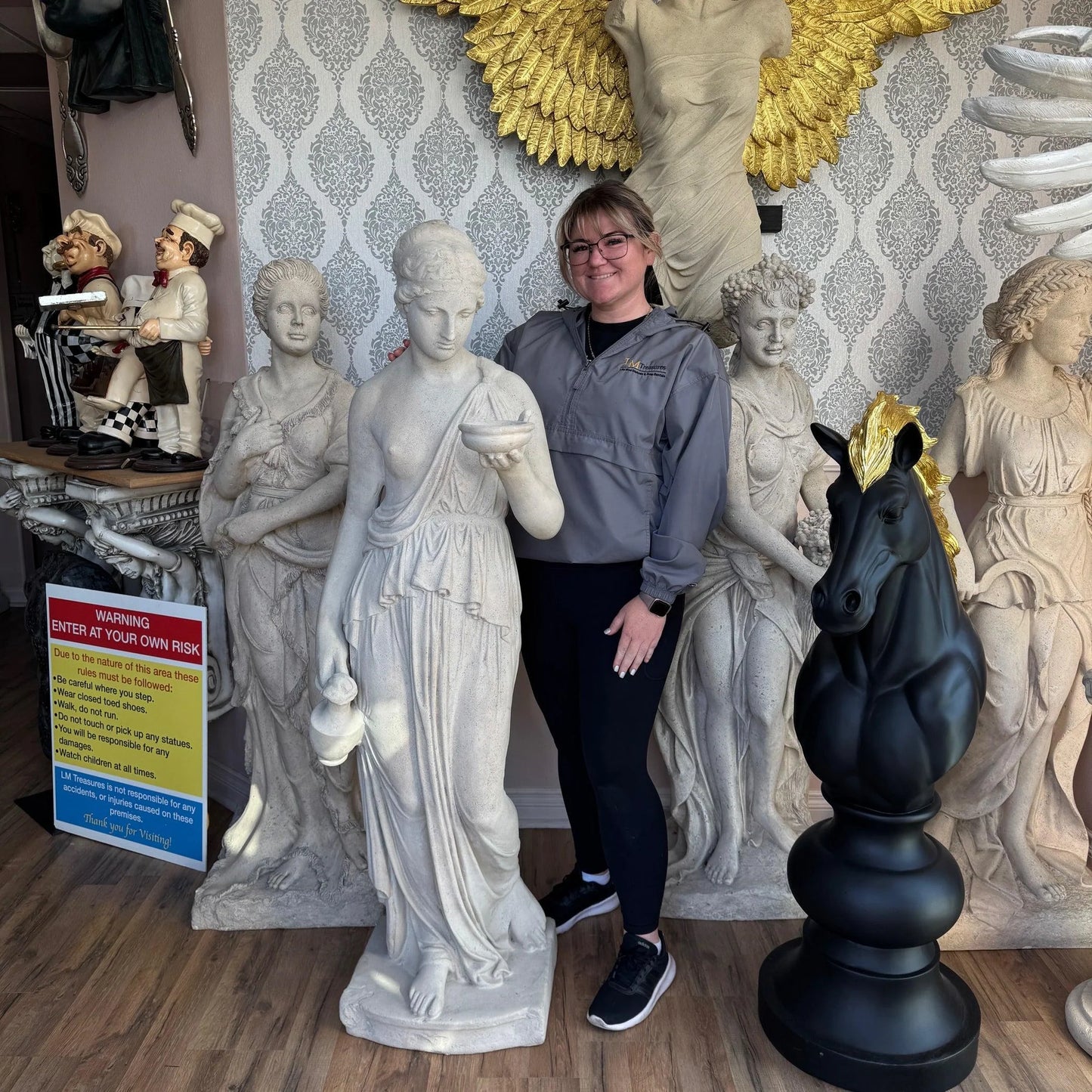 Stone Hebe Life Size Statue
