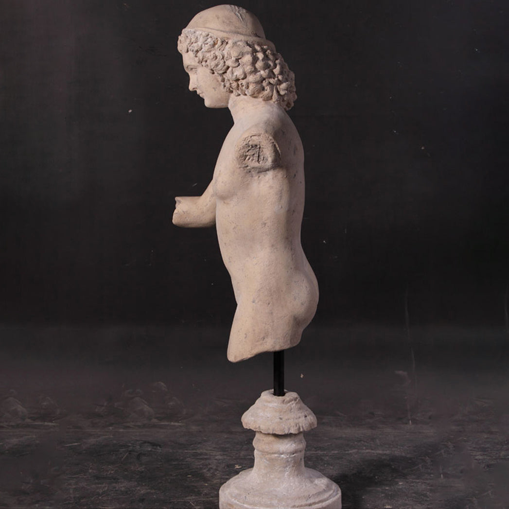 Classical Boy Stone Bust Statue