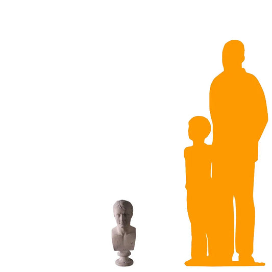 Napoleon Bonaparte Stone Bust Statue M0256-030717-H