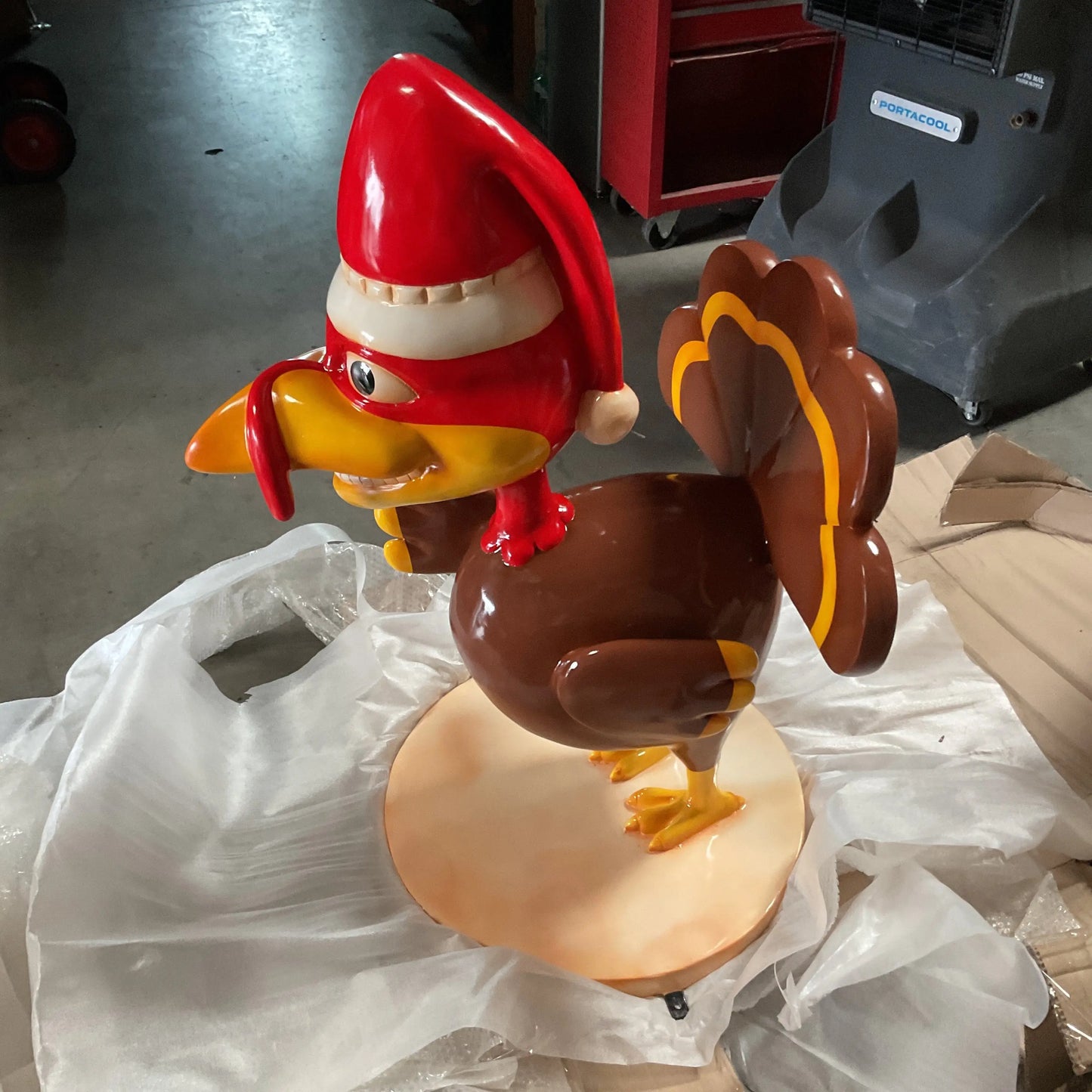 Comic Christmas Turkey Statue S0323-0360-T