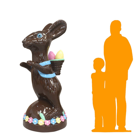 Large Chocolate Easter Bunny Statue S0332-0431-T