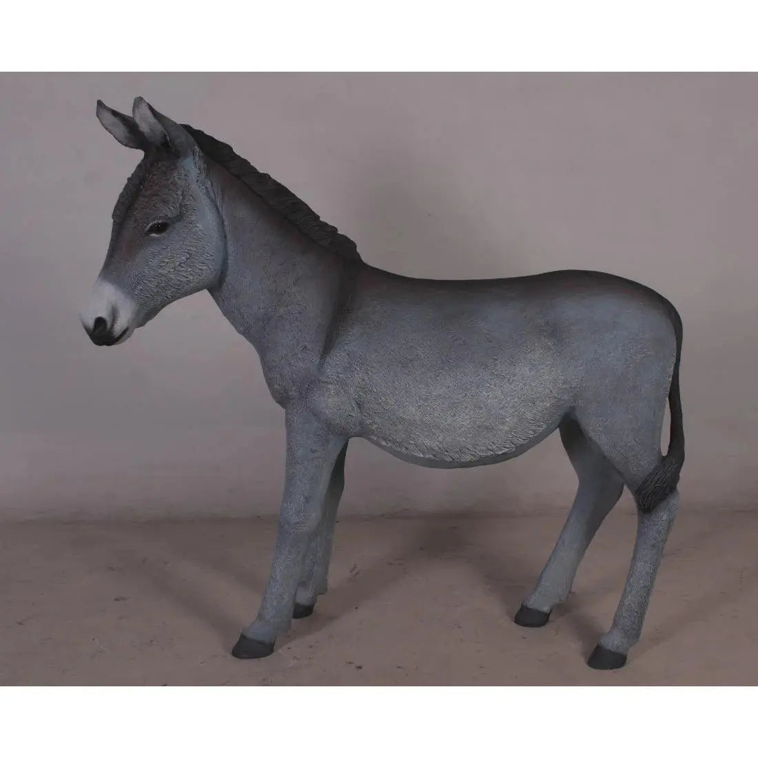 Gray Donkey Statue A0130G-080044-H