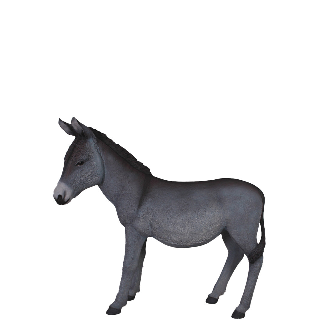Gray Donkey Statue