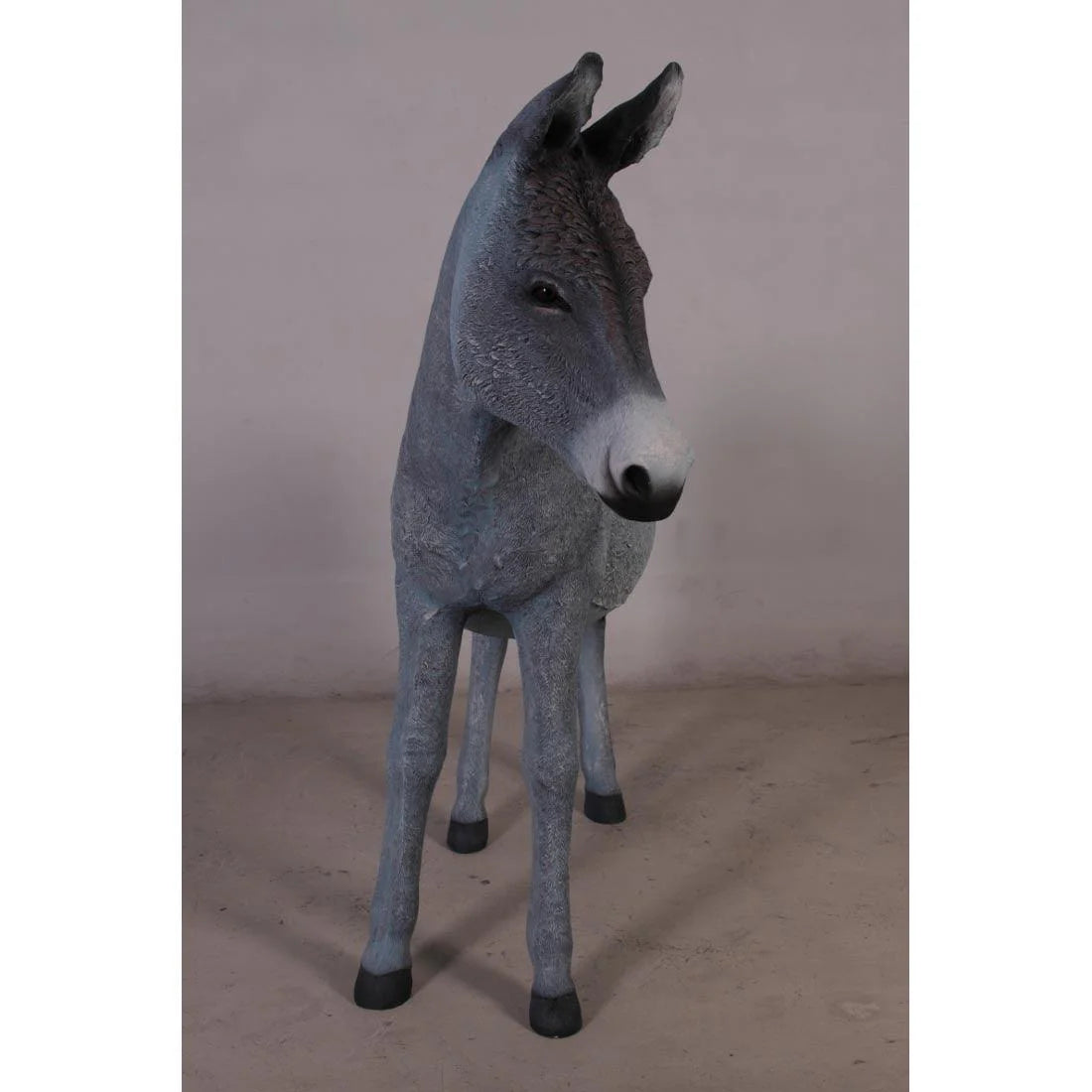Gray Donkey Statue