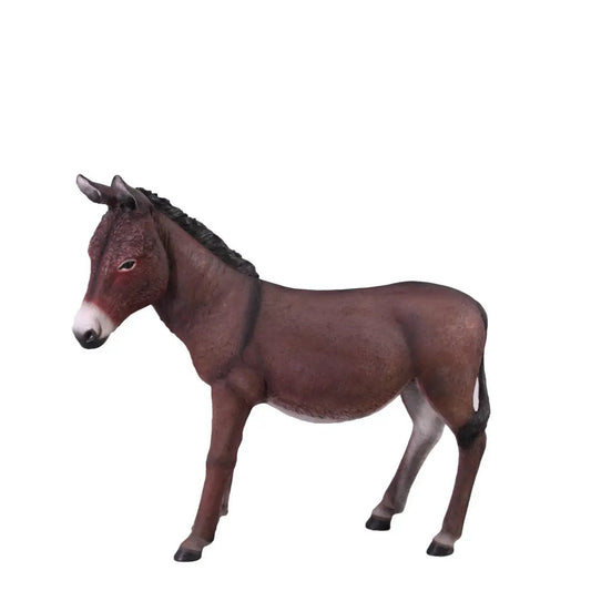 Donkey Brown Statue A0130-080044-H