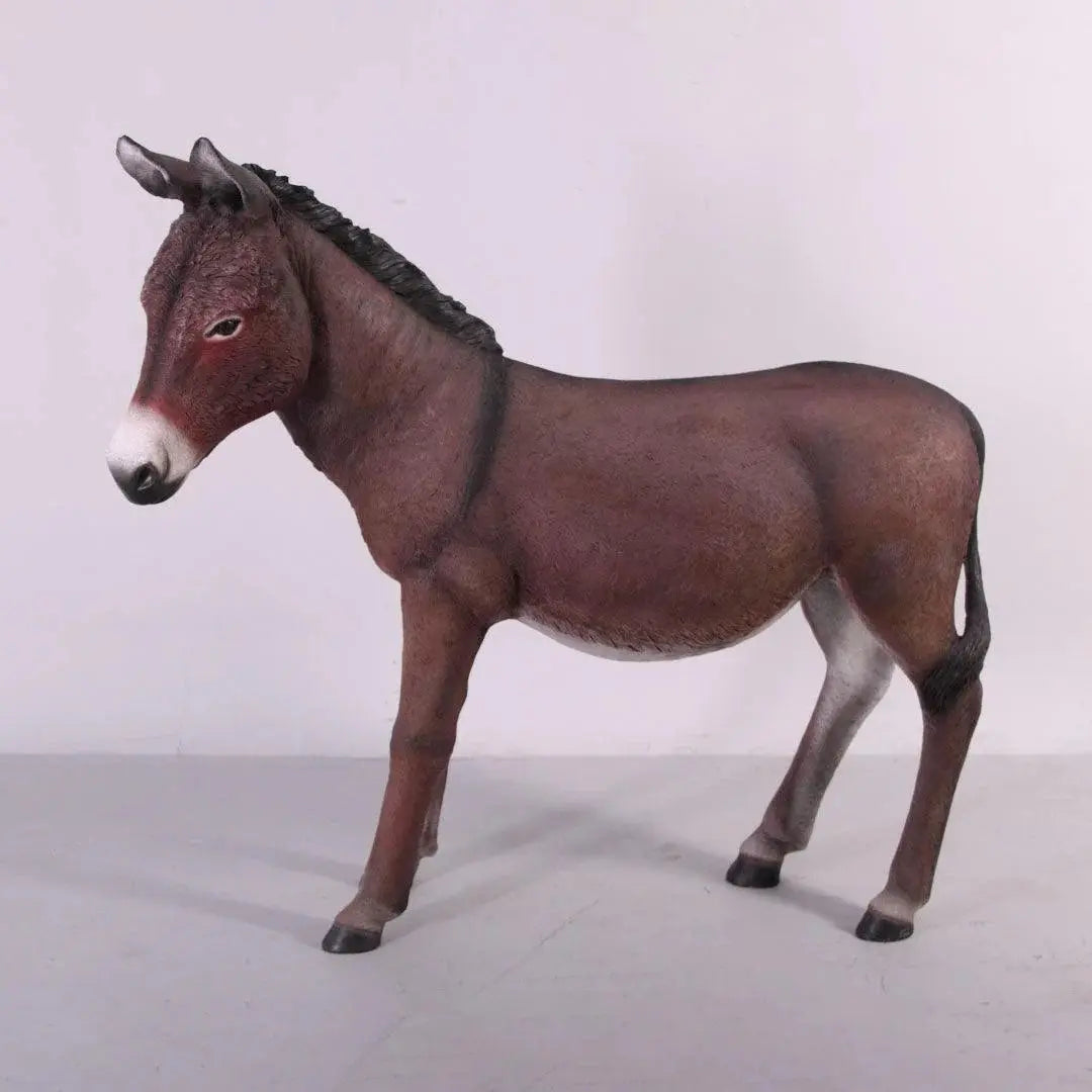 Donkey Brown Statue A0130-080044-H