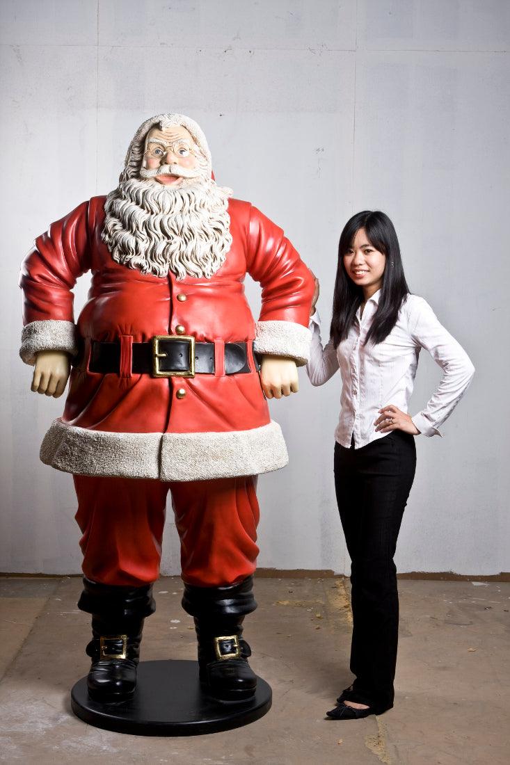 Jolly Santa Claus Statue