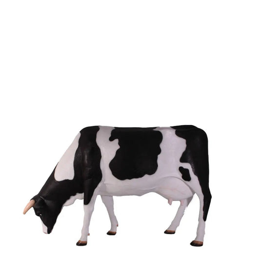 Holstein Cow Grazing Life Size Statue A0264-080098-H