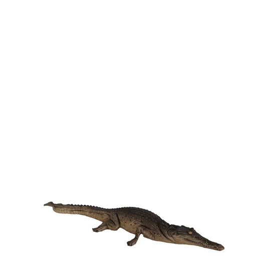 Resting Baby Crocodile Statue A0208-080111-H