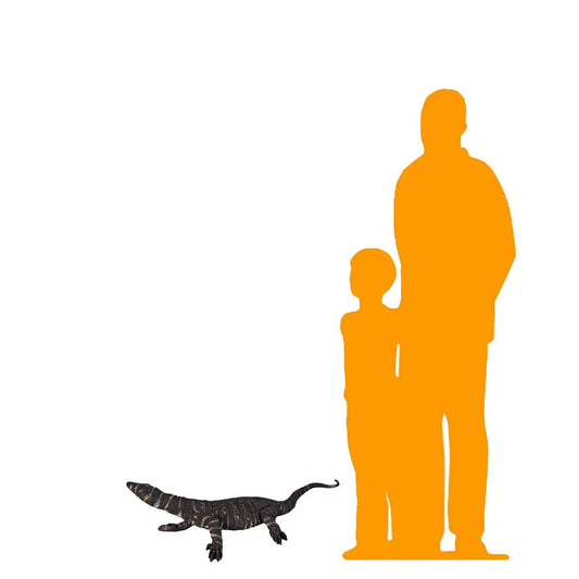 Lace Monitor Lizard Statue A0189-080113-H