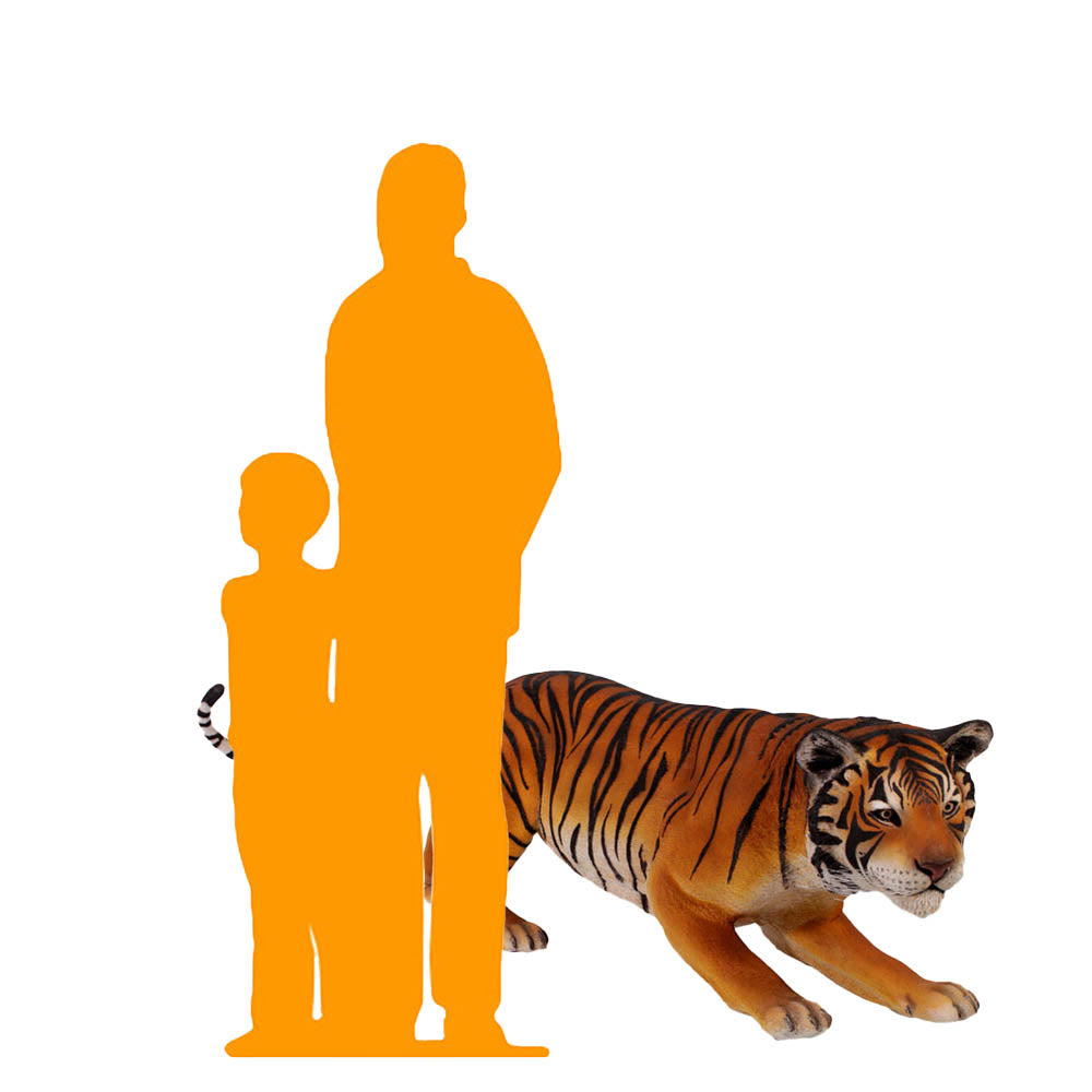 Crouching Tiger Statue
