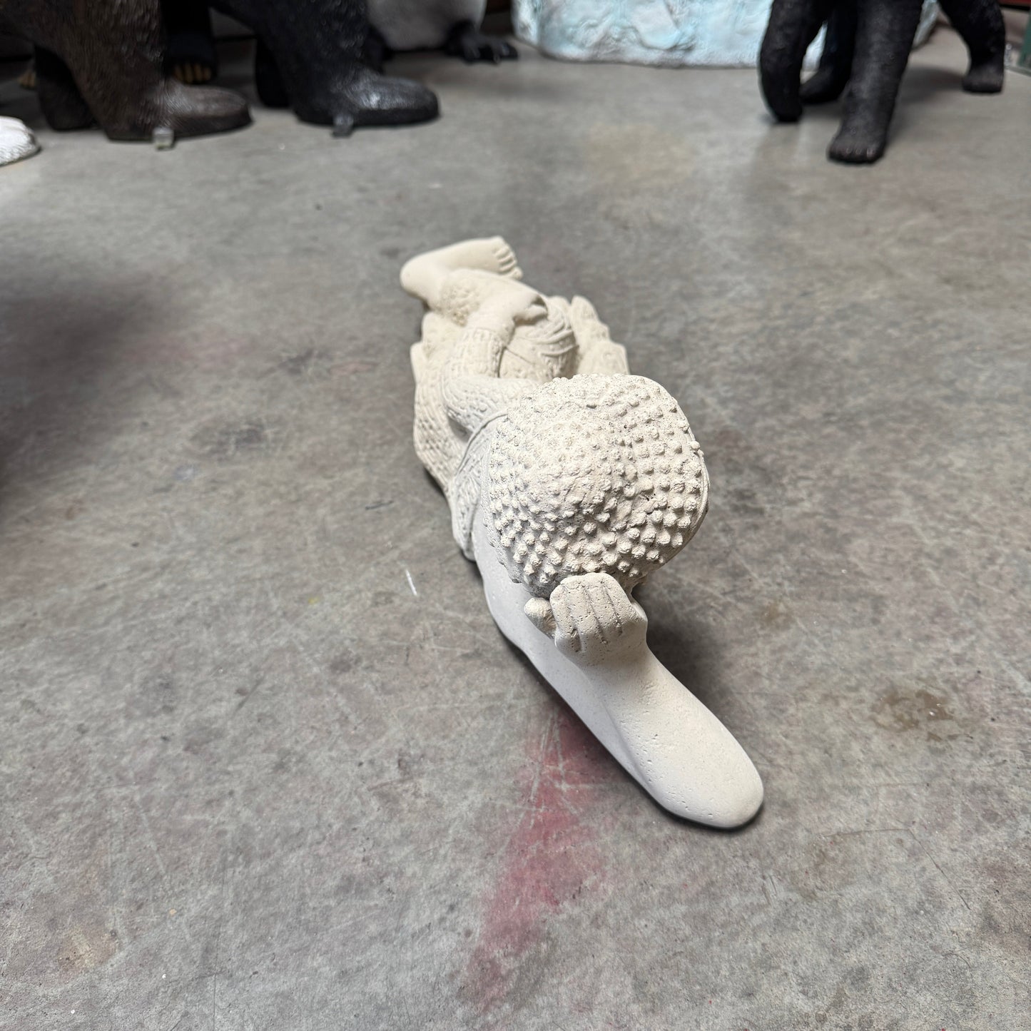 Lying Buddha Stone Statue M0259-080153-H