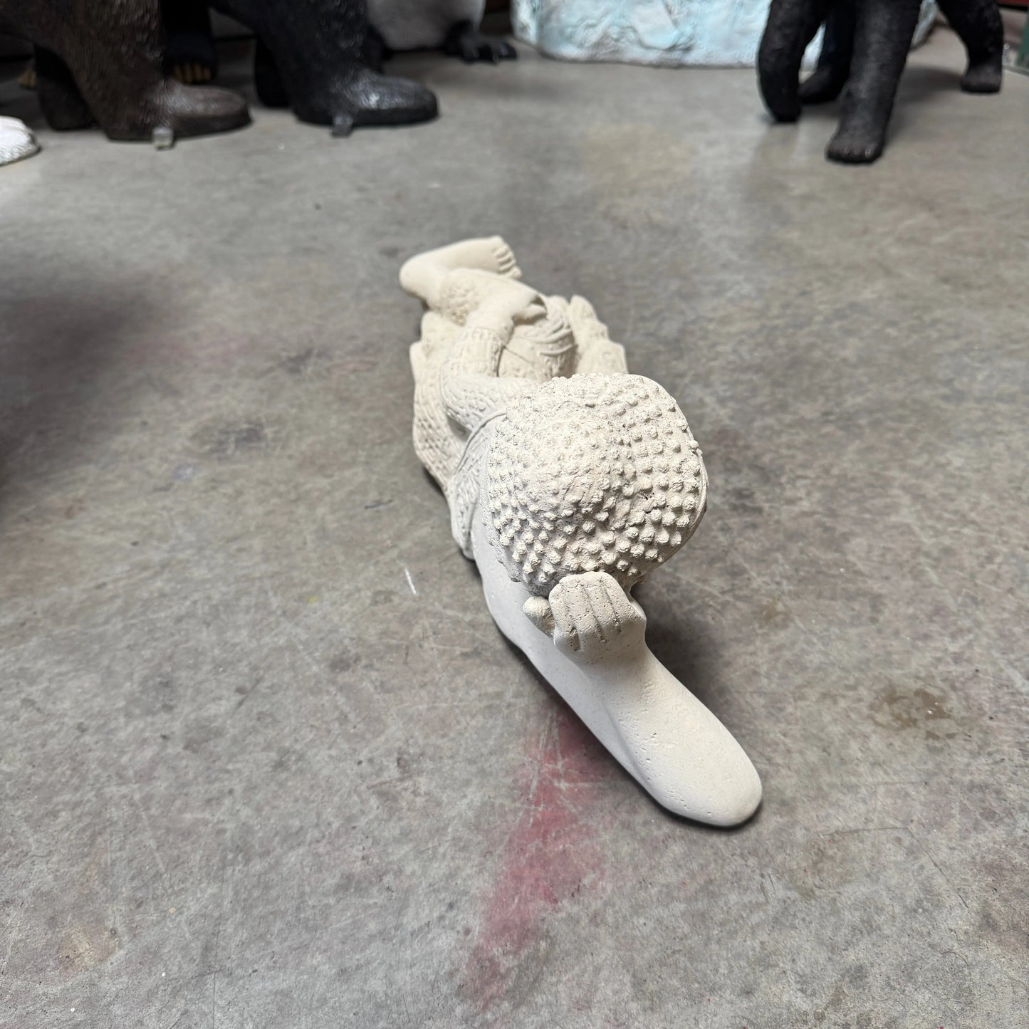 Lying Buddha Stone Statue M0259-080153-H