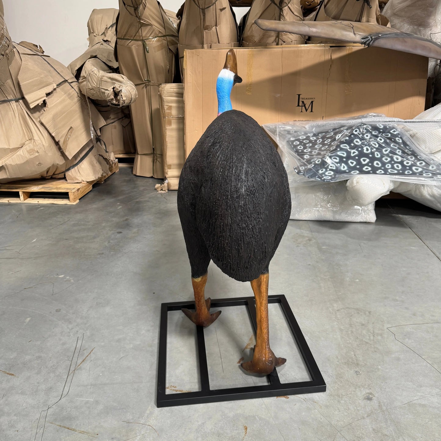 Cassowary Male Bird Statue A0113M-080155-H