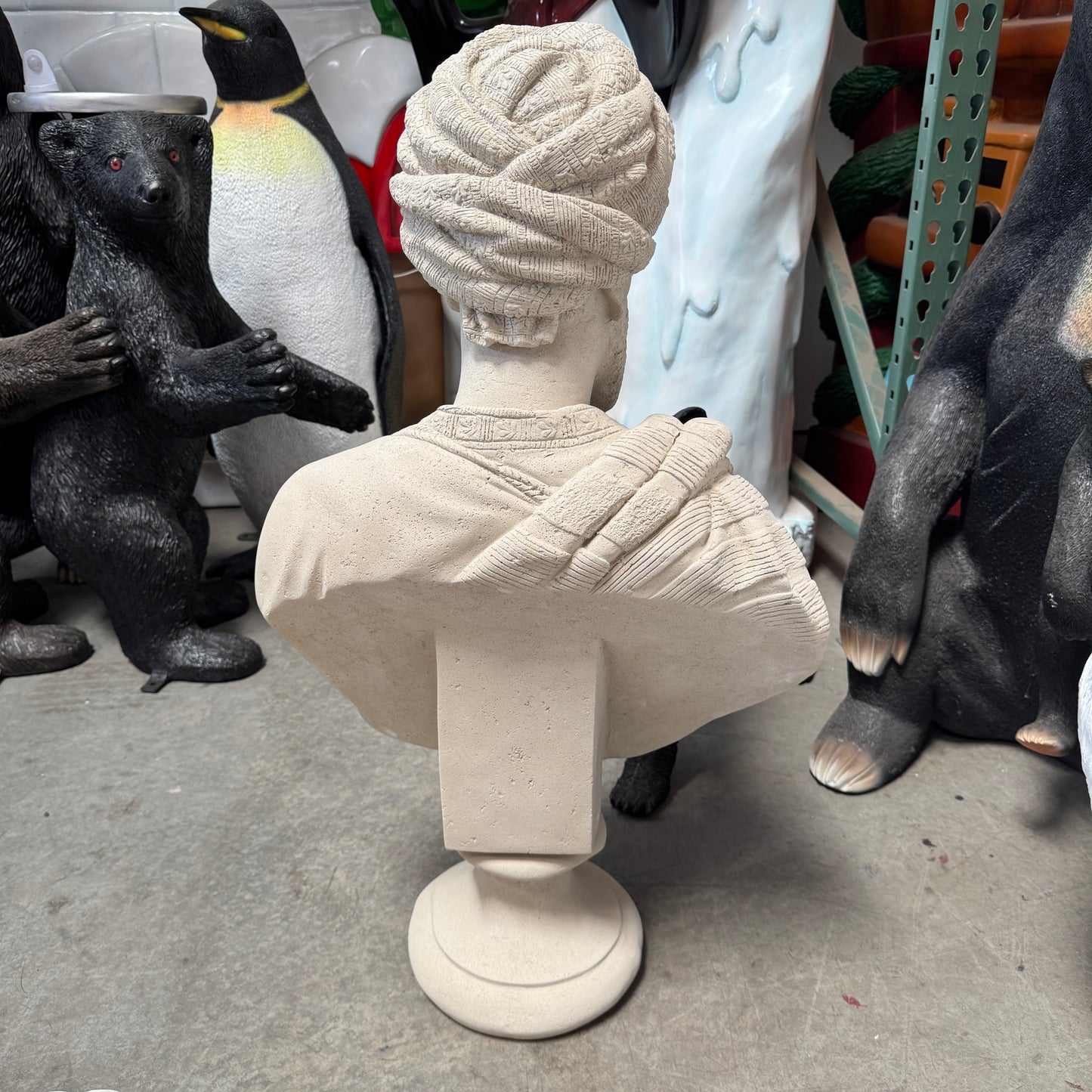 Sheikh Stone Bust Statue