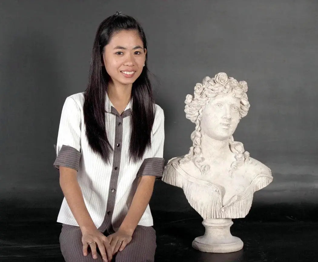 Sabine Stone Bust  Statue M0131-090015-H