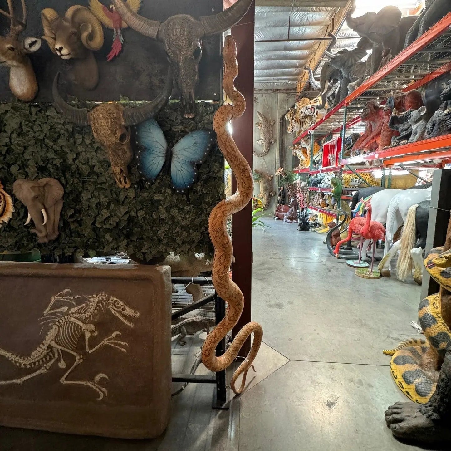 Python Snake Life Size Statue A0143-090021-H