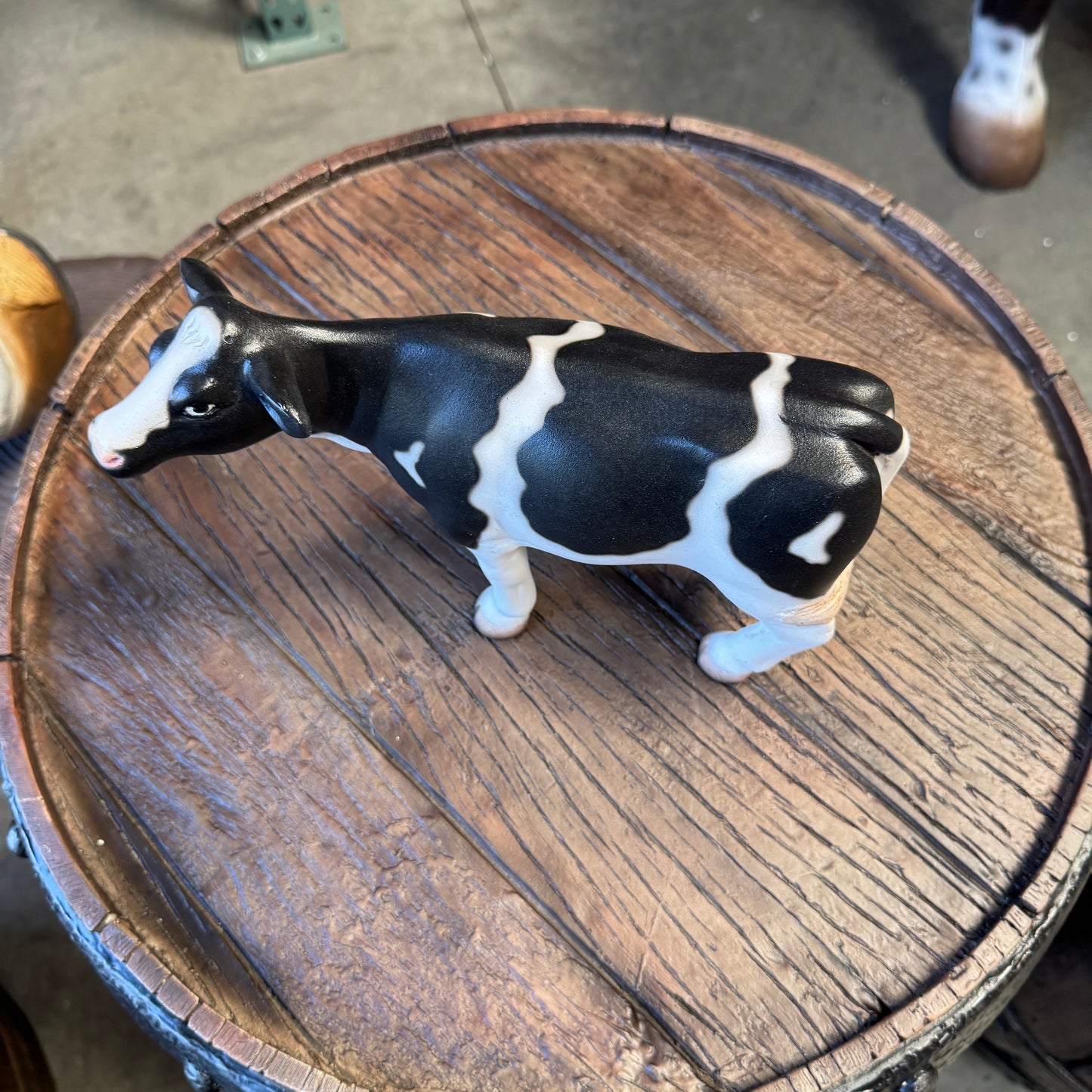 Baby Holstein Cow Table Top Statue