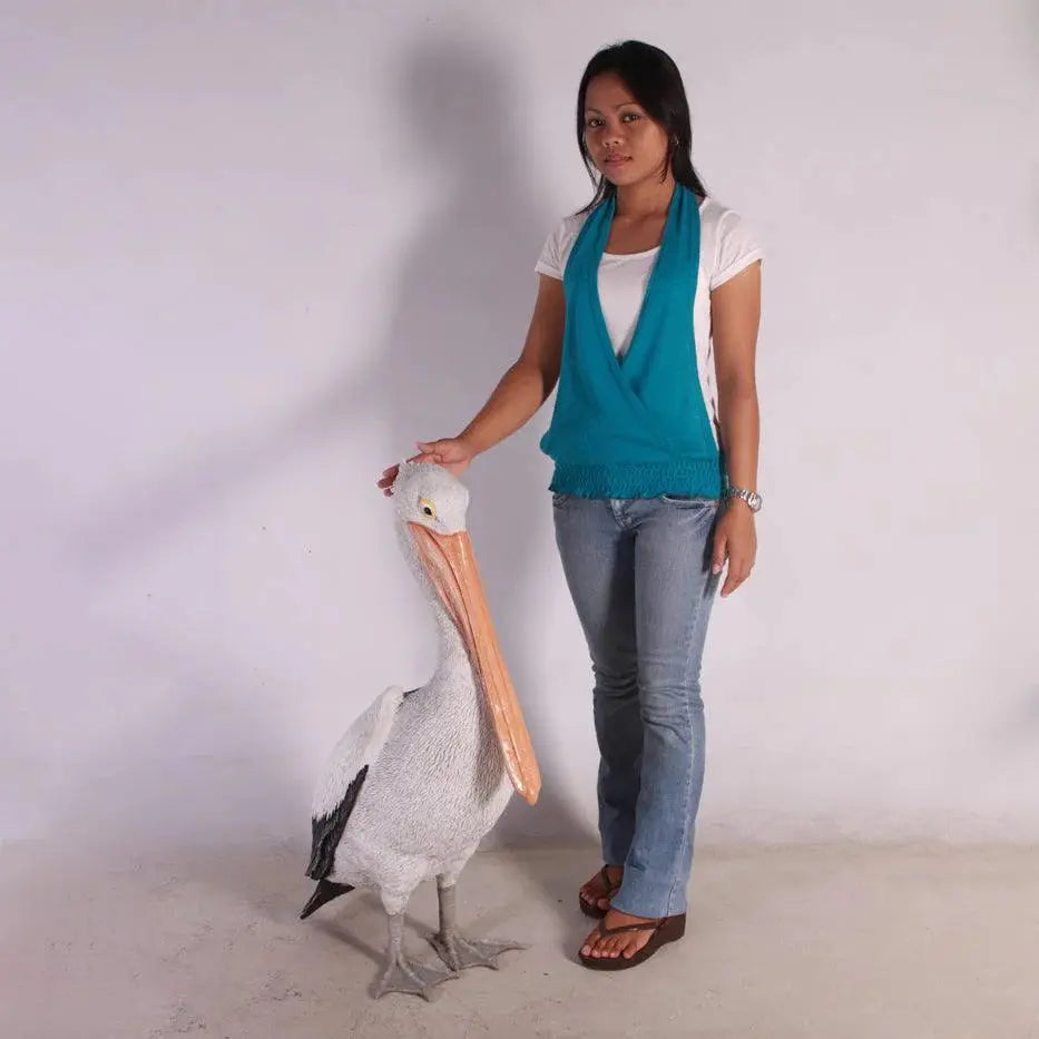 Standing Pelican Statue A0243-090073-H