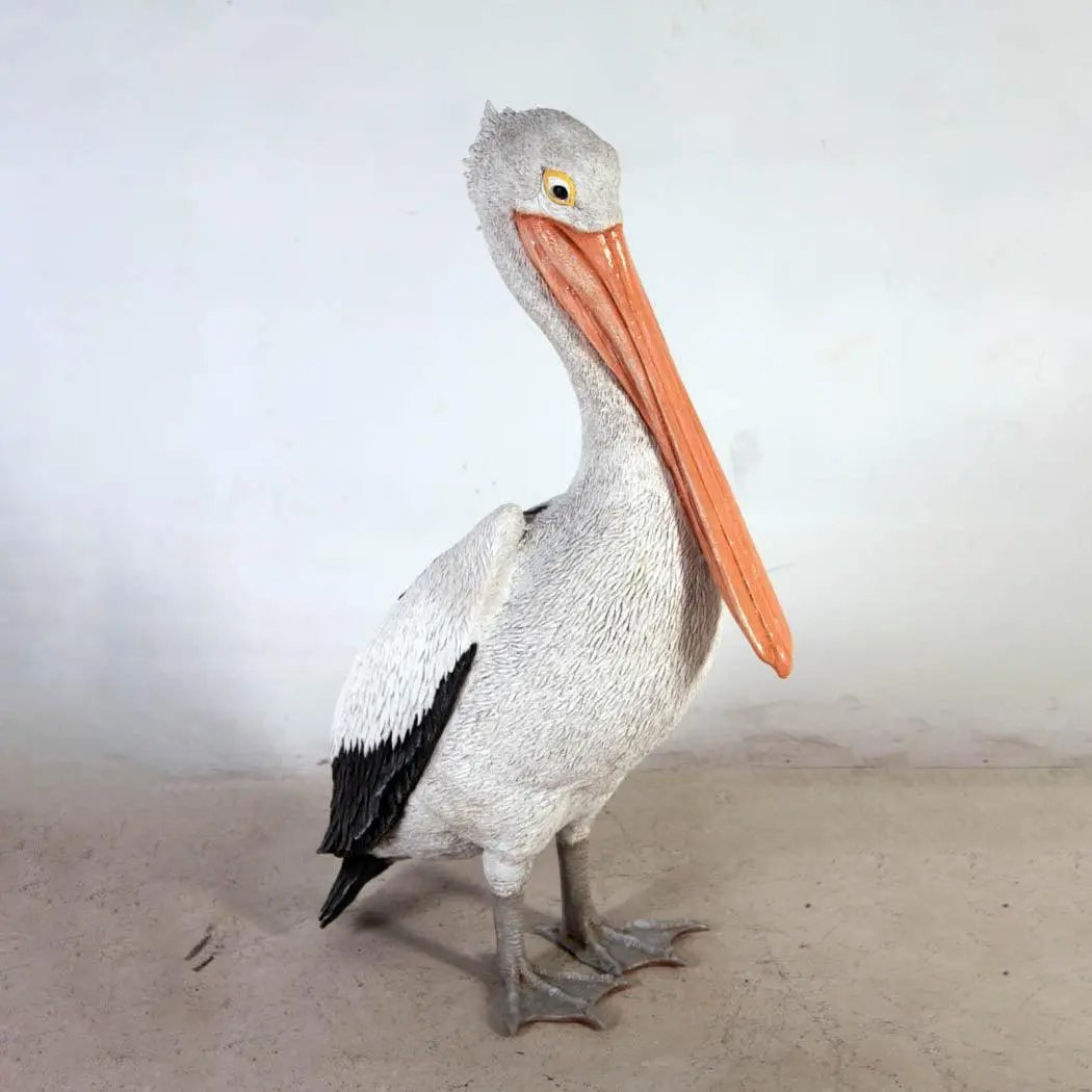 Standing Pelican Statue A0243-090073-H
