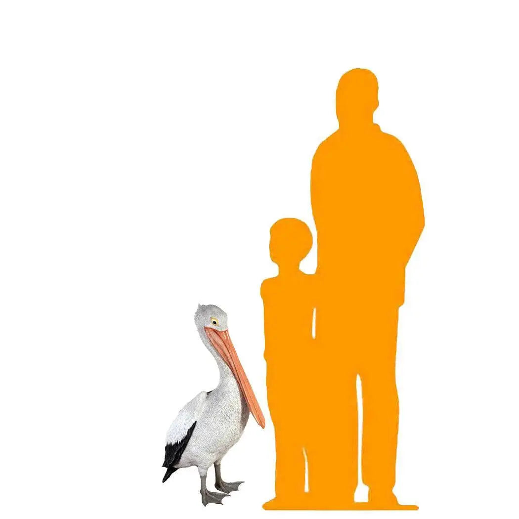 Standing Pelican Statue A0243-090073-H