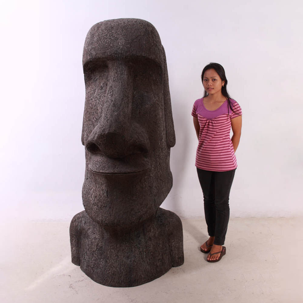 Easter Island Moai Head Bust Statue