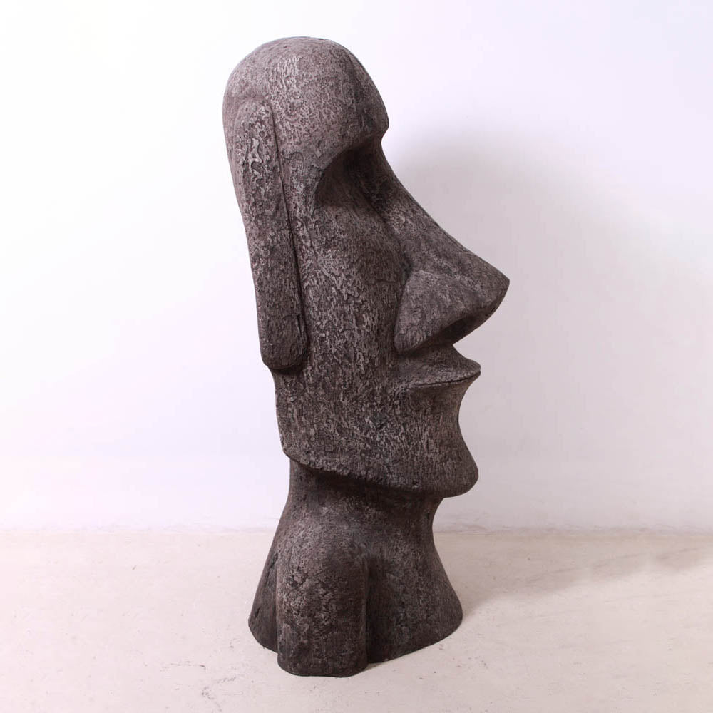 Easter Island Moai Head Bust Statue