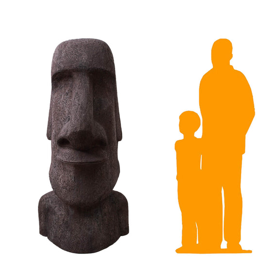 Easter Island Moai Head Bust Statue